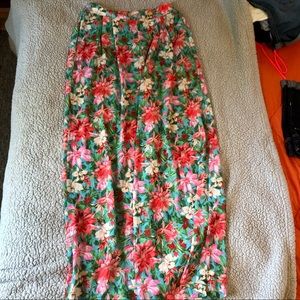 Tropical Escape Floral Palazzo Pants
